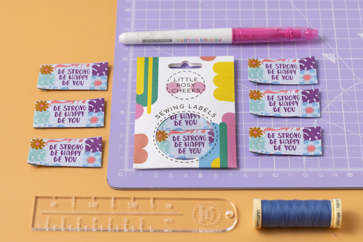 'Be You' Woven Sew-In Labels | Little Rosy Cheeks