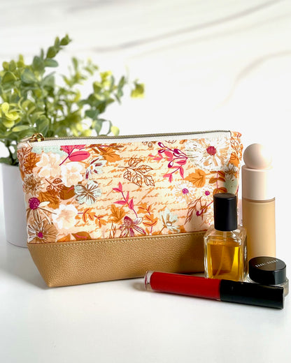 Romantic Floral Zipper Pouch