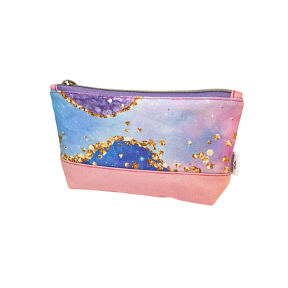 Purple Agate Zipper Pouch