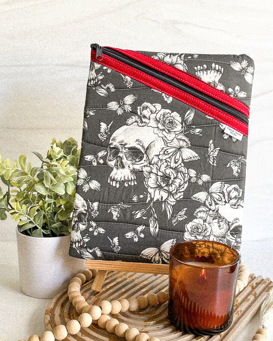 Skulls & Roses Large Book Sleeve