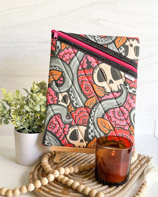 Skulls & Tentacles Large Book Sleeve