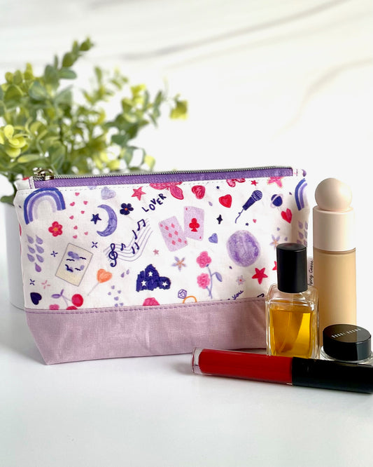 Taylor Swift 'Lover' Inspired Zipper Pouch (Thistle)