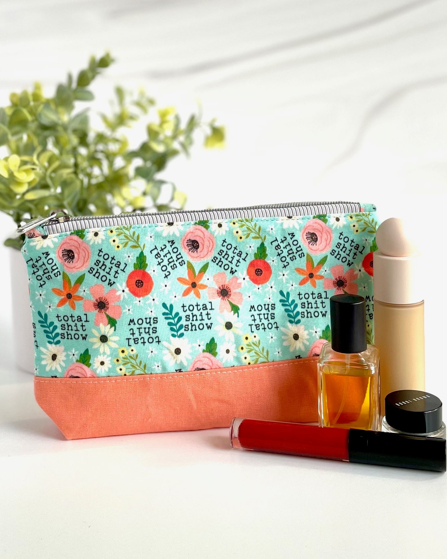 "Total Sh*t Show" Mango Zipper Pouch