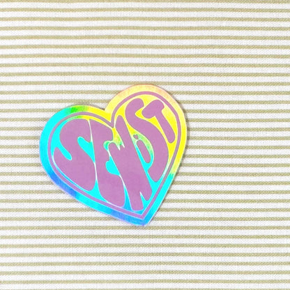 'Sewist' Holographic Vinyl Sticker